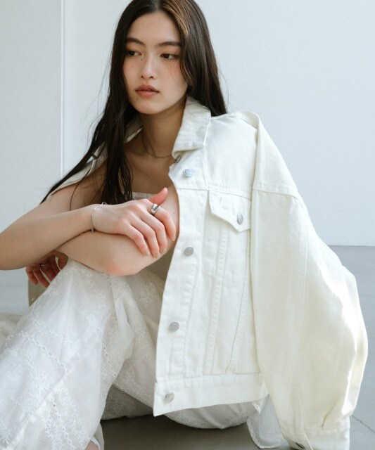 ニットドッキングデニムジャケット | ブージュルード(Bou Jeloud