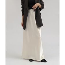 サテン ロング スカート