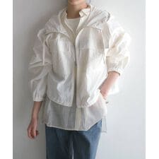 ショート丈 ナイロン マウンテン パーカー