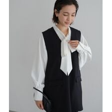 Vネック プルオーバー ベスト evernavy エバーネイビー