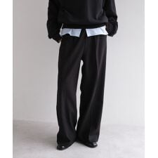 ウール混 スラックス パンツ evernavy エバーネイビー