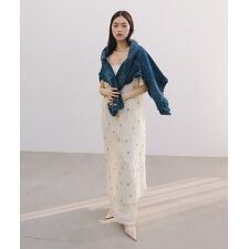 小花柄 シアー キャミソール ワンピース