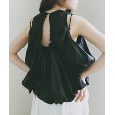 ノースリーブ バルーン シアー トップス Freesia フリージア