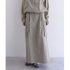 接触冷感 UVカット(UPF50＋) 撥水加工 ナイロン スカート ANME アンメ