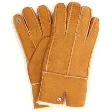 スエード 羊革 メンズ手袋 タッチパネル対応