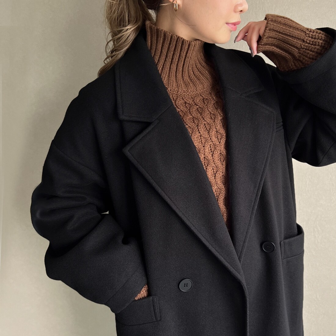 サイドスリットロングチェスターコート | ジュノア(JUNOAH) | マルイ