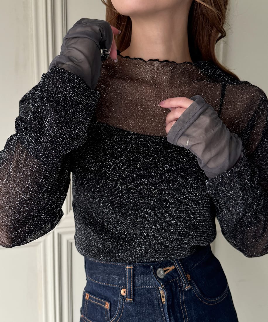 noir kei ninomiya シアーシャツ XS noir kei ninomiya シアーシャツ XS