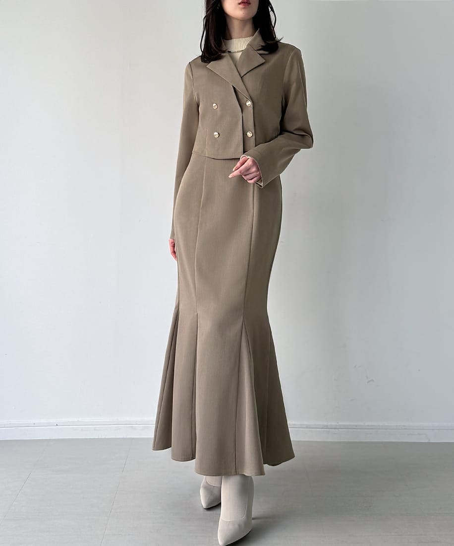 ジャガードワンピース＋オーガンジーボレロセット | ジェーバイブルー