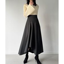 ジュノア(JUNOAH)のラッフルレースアップスカート(裏地なし)