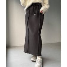 ジュノア(JUNOAH)の裏起毛フロントラインスウェットスカート