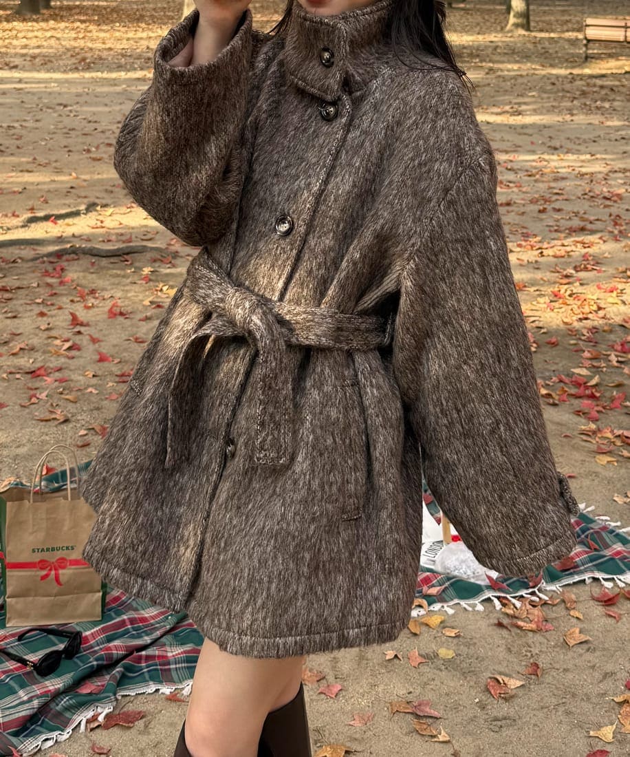 Louere ウエストシェイプフレアチェスターコート | ルエレ(Louere