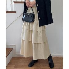 ラウアー(LAUIR)のフリルティアードスカート