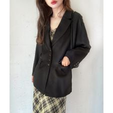 ラウアー(LAUIR)の【薄手、裏地なし】オーバーサイズジャケット