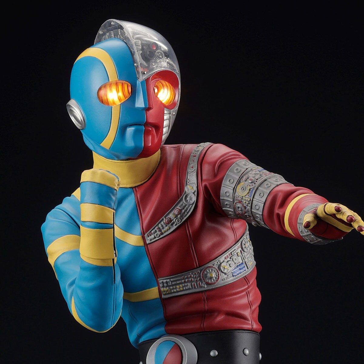 海洋堂メガソフビ　キカイダー 人造人間キカイダー 海洋堂 メガソフビ その5 - 鉄太郎05