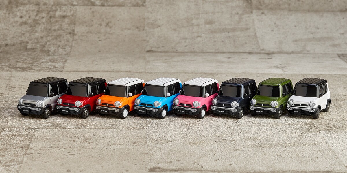 miniQ デフォルメ軽自動車コレクション ハスラー編 全8種（8個