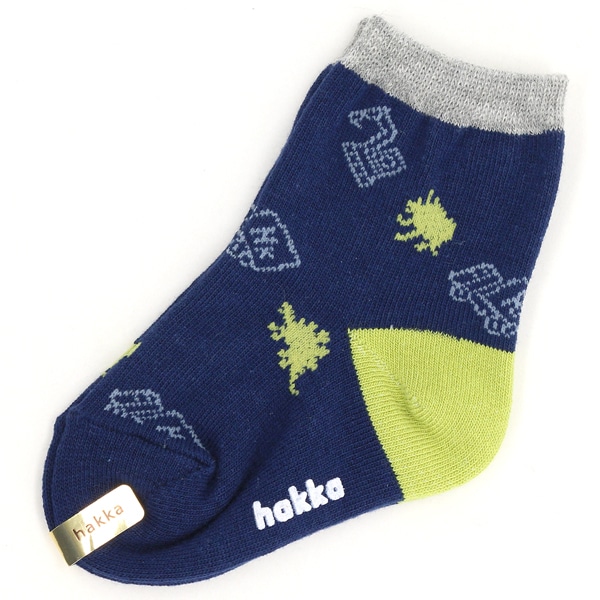 ベビー］ツーリングダイナソー（恐竜）柄ソックス | ハッカ