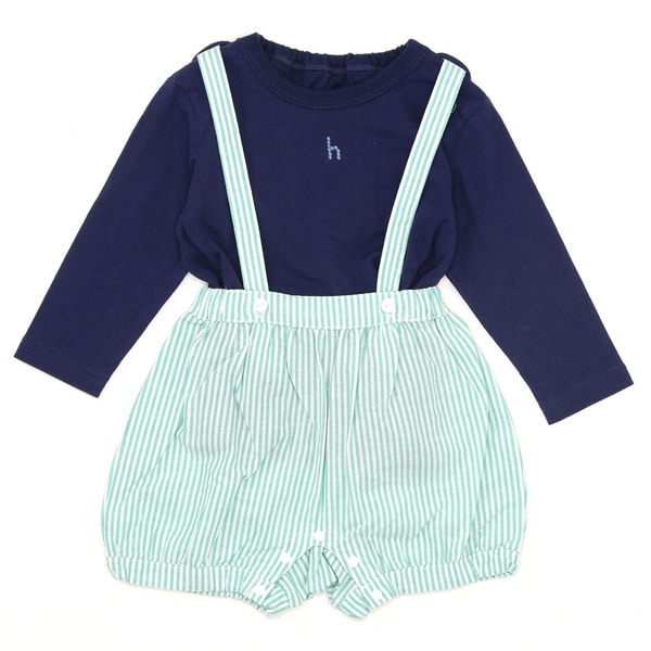 [�}���C]�m�x�r�[�n�T�X�y���_�[�t���p���cT�V���c�Z�b�g/�n�b�J�L�b�Y&�x�r�[�ihakka kids & baby�j �O���[��