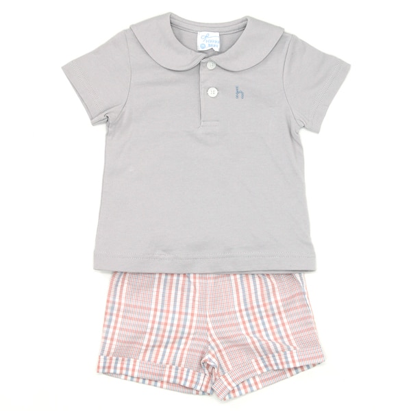 [�}���C]�m�x�r�[�n�Z�[���[�J���[T�V���c�`�F�b�N�p���c�Z�b�g/�n�b�J�L�b�Y&�x�r�[�ihakka kids & baby�j �O���[