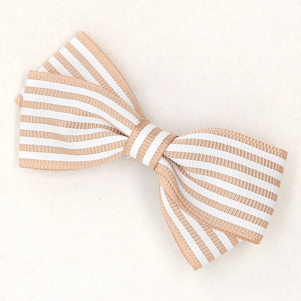 No.91リボン】ベビーヘアクリップ♡ベビーヘアピンセミオーダーメイド