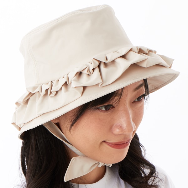 OUTDOOR PRODUCTS ギャザーリボンバケットハット 167-0154