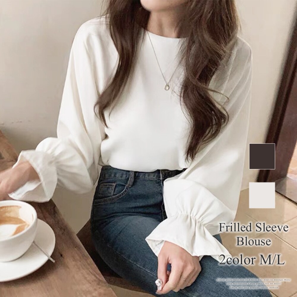 LOUIS VUITTON☆フリルブラウス 54613157-