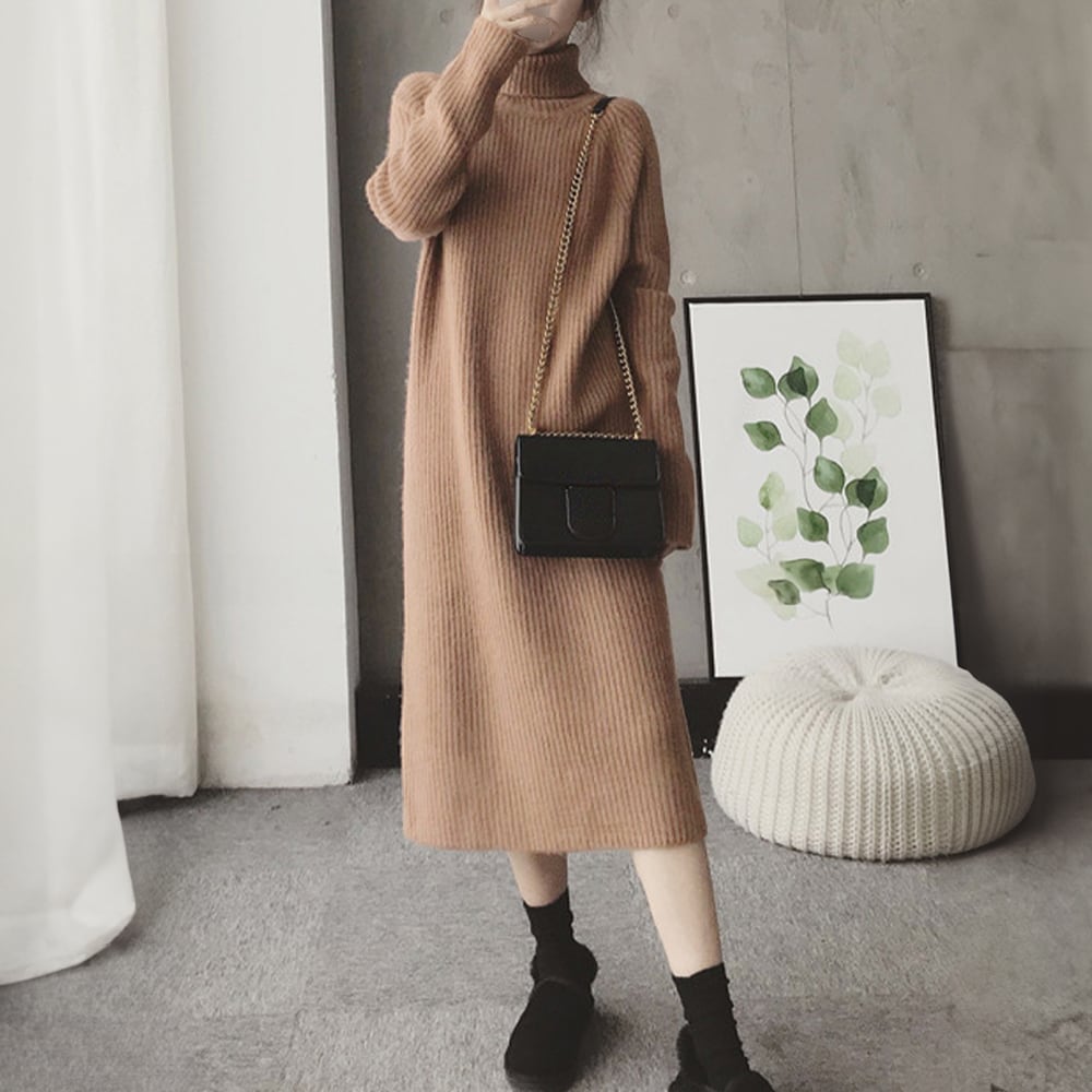 カラーデザインタックミニ ニット ワンピース リエンダ rienda カラーデザインタックミニ ニット ワンピース