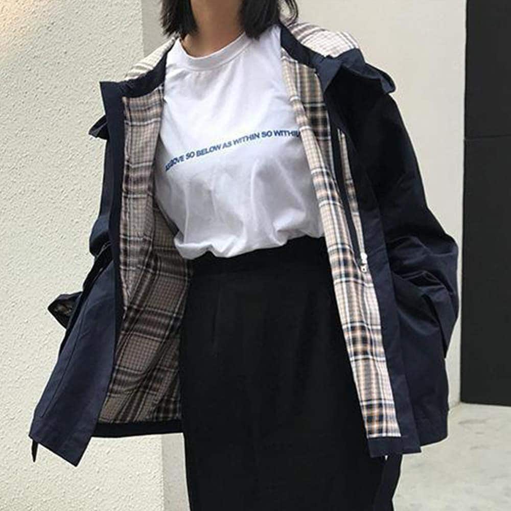 ビッグシルエットマウンテンパーカー