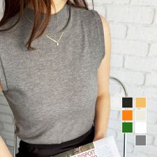 アミュレット(Amulet)のノースリーブハイネックニット