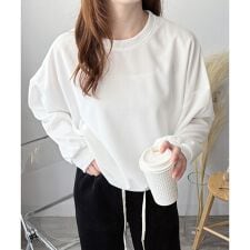 アミュレット(Amulet)のワッフル風長袖プルオーバー