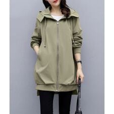 フード付きカジュアルジャケット