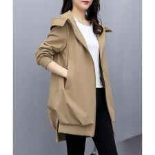 フード付きカジュアルジャケット