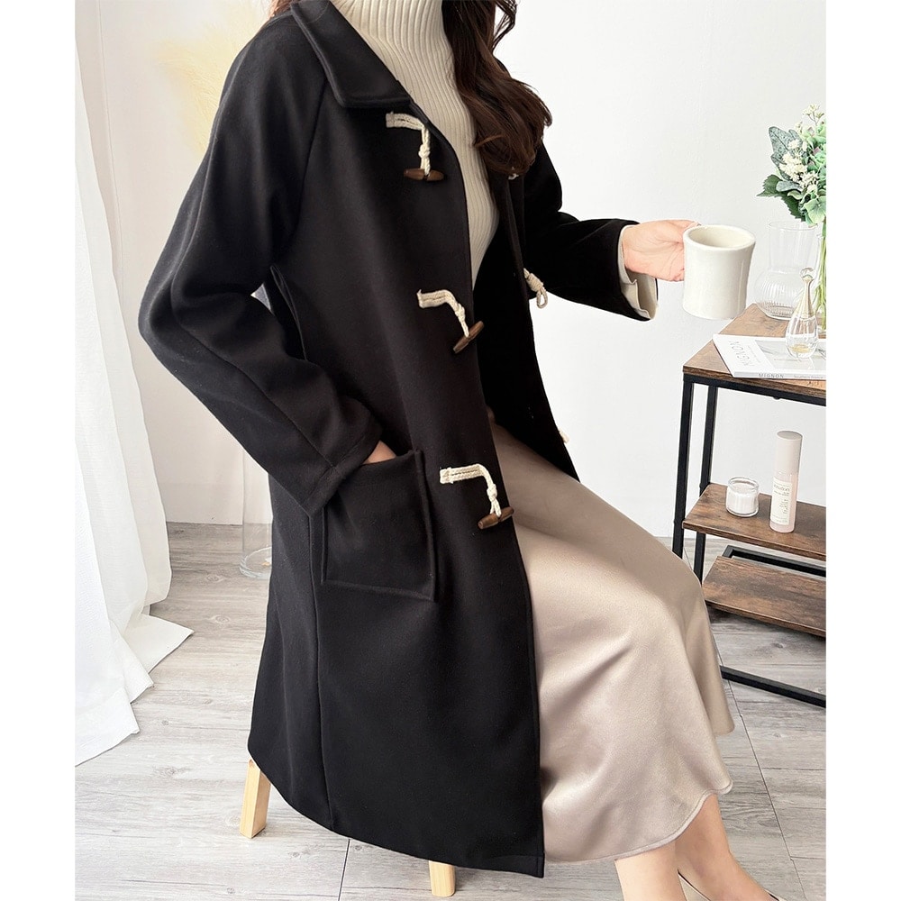 MONTGOMERY/モンゴメリー 別注 140sパイル ロングダッフルコート