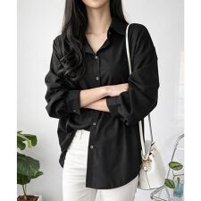 オーバーサイズロングシャツ