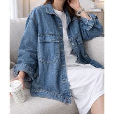 オーバーサイズデニムライクジャケット