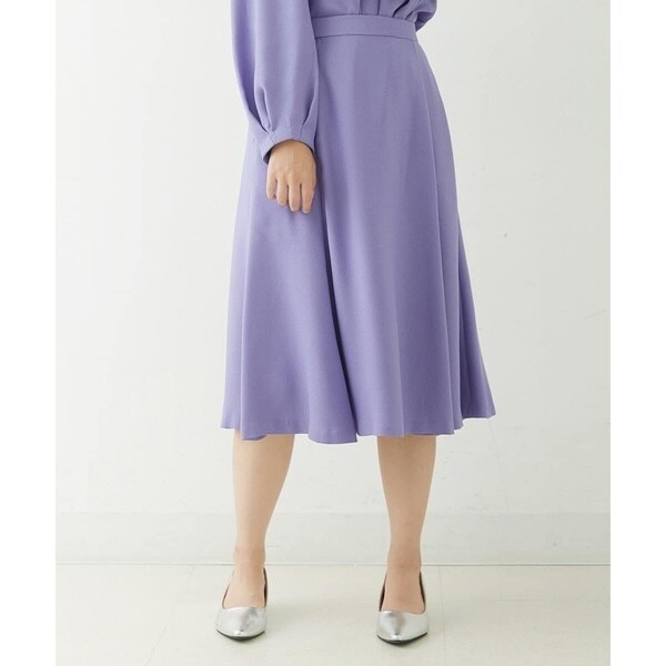 小さいサイズ]ストライプチェーンプリーツスカート（オリジナル