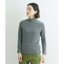 【新色追加】ふんわりベア天竺ハイネックカットソー（無地）