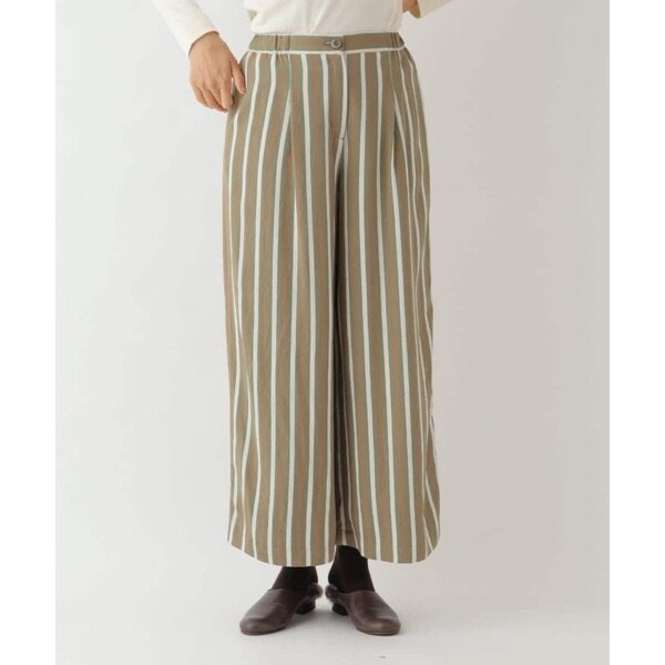 ヒロコビス（hirokobis）/【小さいサイズ】ストライプパターンワイドパンツ 小さいサイズ】ストライプパターンワイドパンツ | ヒロコビス