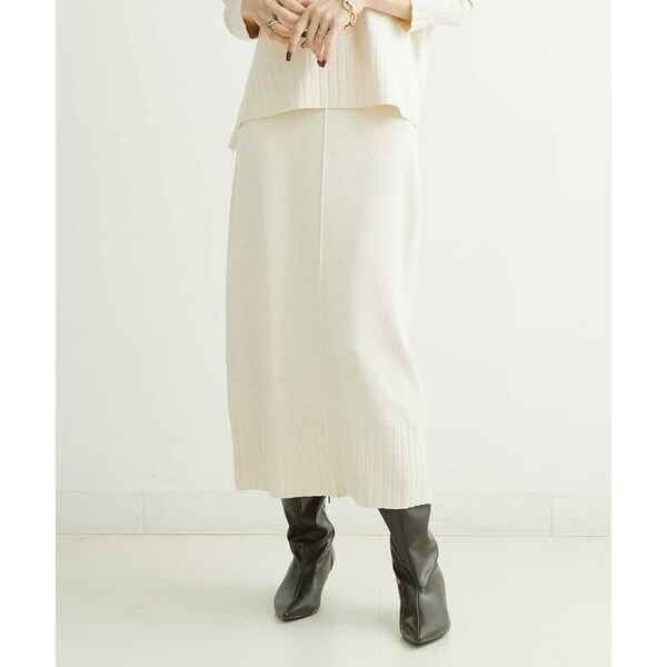 ミッシェルクラン（MICHEL ）/[小さいサイズ]2WAYニットタイトスカート（セットアップ対応） 小さいサイズ]2WAYニットタイトスカート（セットアップ対応