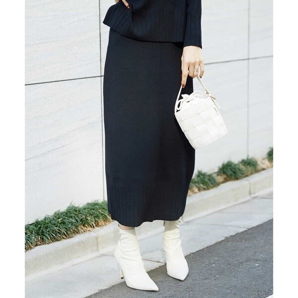 ミッシェルクラン（MICHEL ）/[小さいサイズ]2WAYニットタイトスカート（セットアップ対応） 小さいサイズ]2WAYニットタイトスカート（セットアップ対応