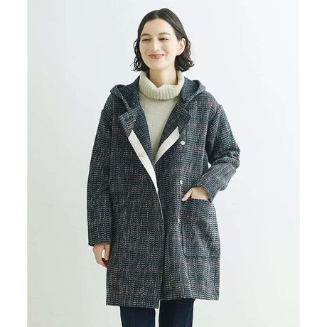チェックツイードフーディーコート | ジャンニ・ロ・ジュディチェ  