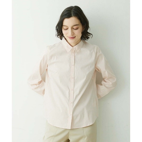 ジャンニ・ロ・ジュディチェ/オーガニックコットンカラーストライプシャツ オーガニックコットンカラーストライプシャツ | ジャンニ・ロ
