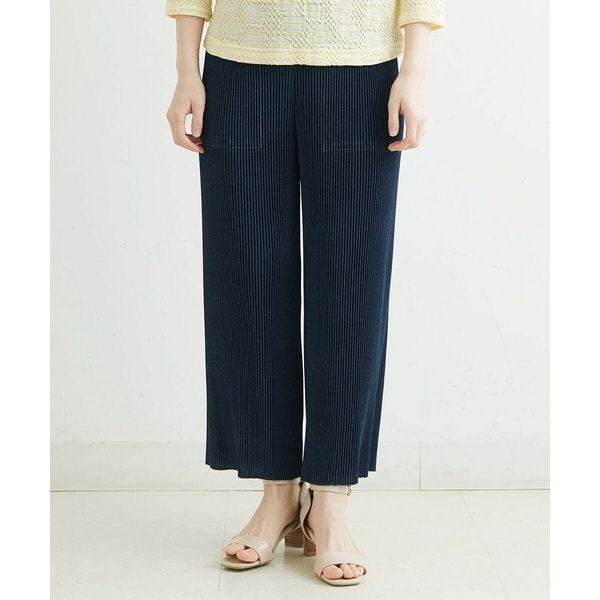 ジャンニ・ロ・ジュディチェ/[洗える]デニム転写プリントプリーツワイドパンツ 洗える]デニム転写プリントプリーツワイドパンツ | ジャンニ・ロ