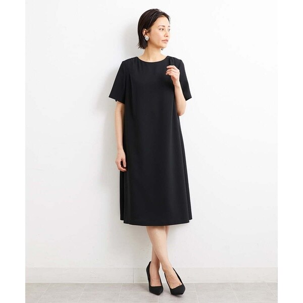 小さいサイズ]2WAY タックデザインベルト付きワンピース | ミッシェル