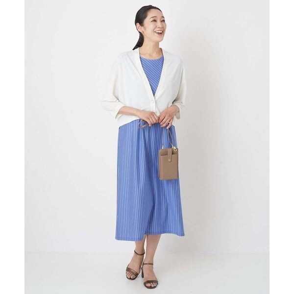 Haru様専用 23区 ノーカラージャケット&プリーツワンピース ネイビー