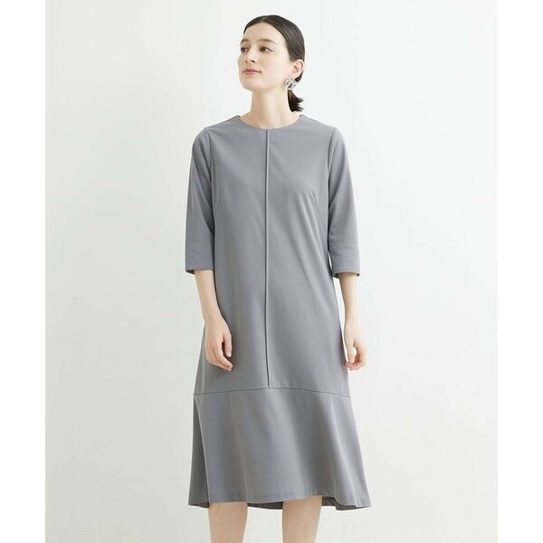 ペプラム切替マーメイドジャージーワンピース | ジョルジュ