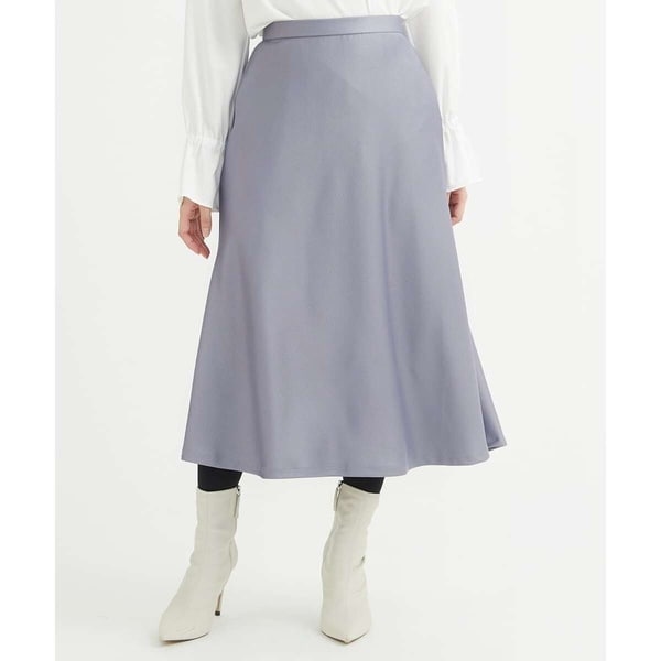 MK ミッシェルクラン（MK MICHEL  ）/【小さいサイズ】サテンフレアスカート/洗える 小さいサイズ】サテンフレアスカート/洗える | MK ミッシェルクラン(MK
