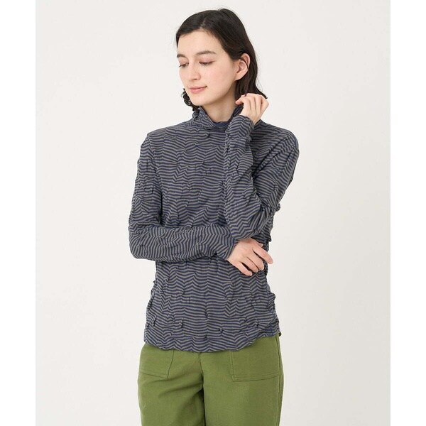 洗える・日本製]フロッキードットプリントカットソー | ジャンニ・ロ