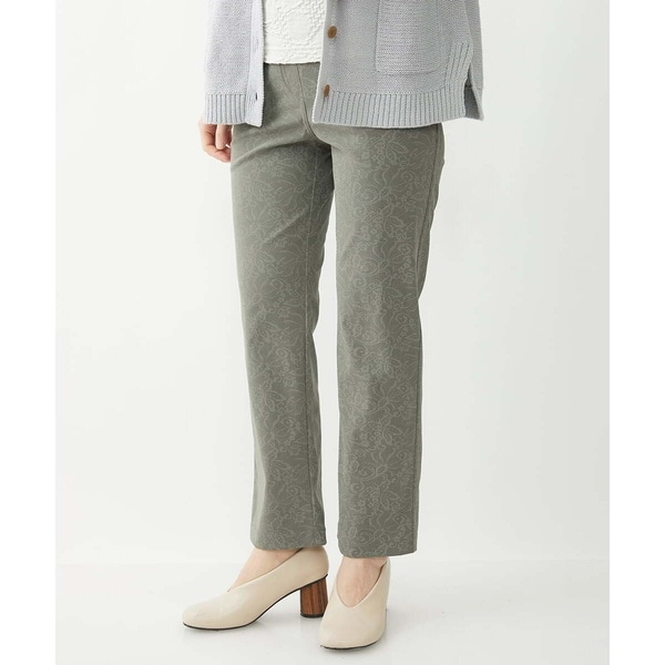 ジャンニ・ロ・ジュディチェ（GIANNI LO GIUDICE）/[日本製]レース柄プリントハイテンションストレッチパンツ 日本製]レース柄プリントハイテンションストレッチパンツ | ジャンニ