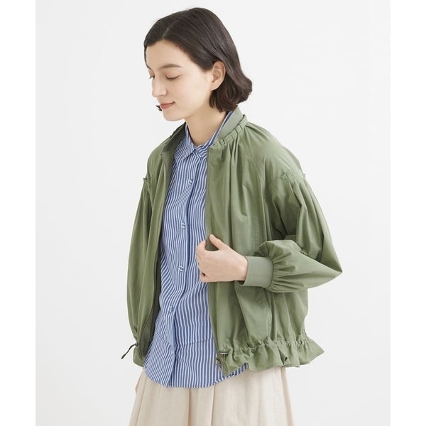 GIANNI LO GIUDICE コットンオーガンジーシアーブルゾン