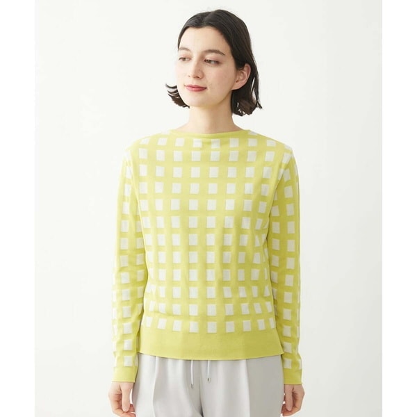 ダブルジャガードラメテープ刺繍ロゴニット | ジョルジュ・レッシュ